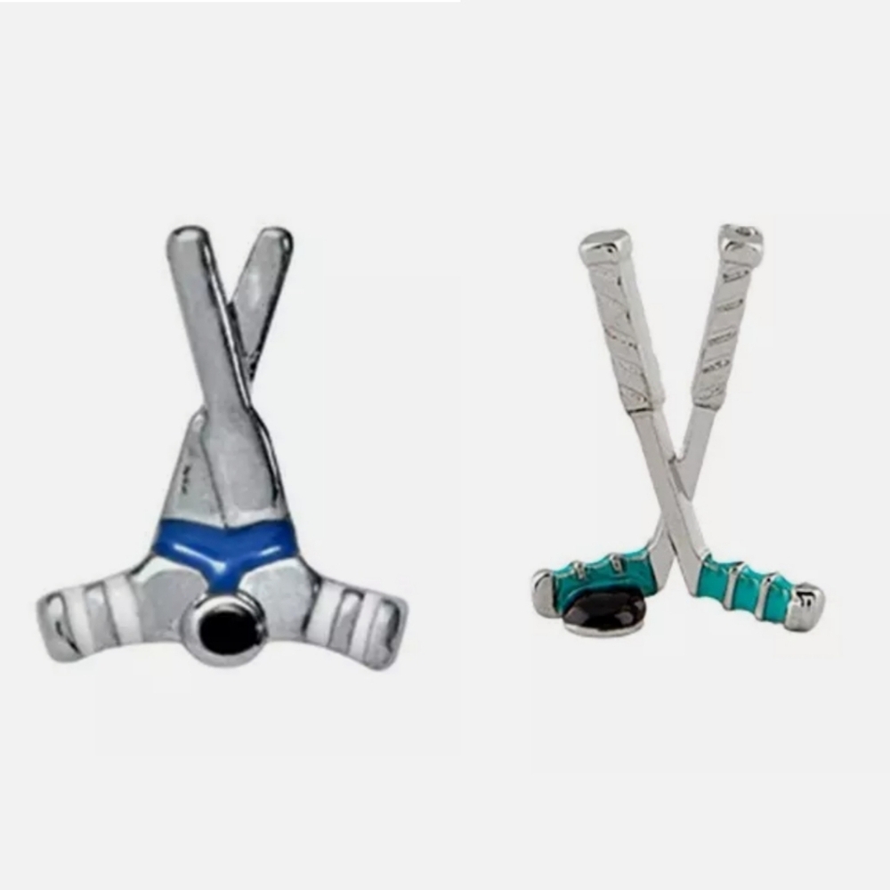 Origami Owl hockey stick charms